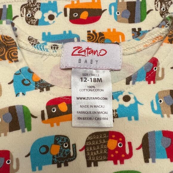 Zutano Baby Set of 3 Long-Sleeve Shirts 12-18 months - Picture 4 of 13